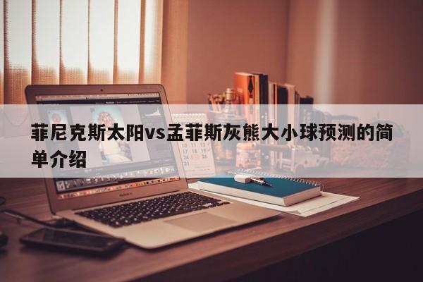 菲尼克斯太阳vs孟菲斯灰熊大小球预测的简单介绍
